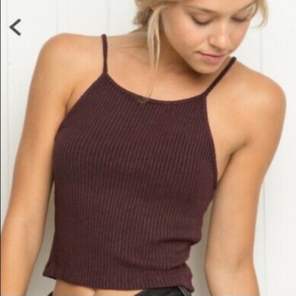Brandy Melville burgundy tank top. One size